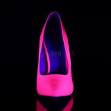 Fucsia Neon 13 cm AMUSE-20 zapatos tacón de aguja puntiagudos