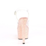 Glitter plataforma 18 cm ADORE-708LG-4 sandalias de tac�n pole dance