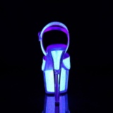Glitter plataforma 18 cm ADORE-710UVG sandalias de tac�n pole dance