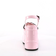 Holograma 15 cm DemoniaCult WAVE-09 lolita zapatos sandalias con cuña alta plataforma