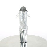 Lentejuelas plata 18 cm ADORE-1020SQ botines de exotic pole dance