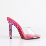 Mules Pink 11,5 cm GALA-01DMM mules con tacones altos strass