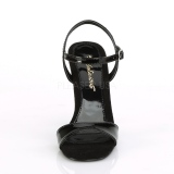 Negro 11,5 cm GALA-09 fabulicious sandalias de tacón aguja