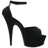 Negro 15 cm DELIGHT-618PS Zapatos de tacón altos mujer