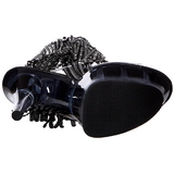 Negro 18 cm ADORE-1017RSFT botines con flecos de mujer tac�n altos