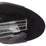 Negro 18 cm ADORE-1017SRS botines con flecos de mujer tac�n altos