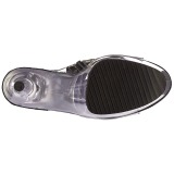 Negro 18 cm ADORE-1017SRS botines con flecos de mujer tac�n altos