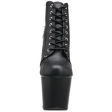 Negro 18 cm FEARLESS-700-28 botines con suela plataforma de mujer