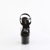 Negro 18 cm Pleaser SKY-308-1 plataforma sandalias de tac�n alto