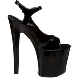 Negro 19 cm TABOO-714 Zapatos de tacón altos mujer