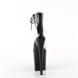 Negro 20 cm FLAMINGO-824RS tacones altos con correa al tobillo