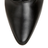 Negro 7 cm VICTORIAN-120 Botines de cordones de mujer
