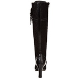 Negro 9,5 cm GLAM-240 botas de mujer tacón altos
