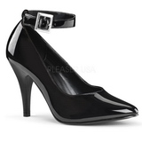 Negro Charol 10,5 cm DREAM-431 zapatos de salón tacón bajo