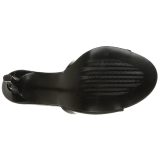 Negro Charol 10 cm CLASSIQUE-01 zapatos de zuecos tallas grandes