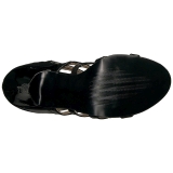 Negro Charol 10 cm DREAM-438 botines tallas grandes