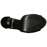 Negro Charol 12,5 cm EVE-02 sandalias tallas grandes