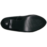 Negro Charol 13,5 cm CHLOE-02 zapatos de salón tallas grandes