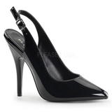 Negro Charol 13 cm SEDUCE-317 Zapatos de Salón para Hombres