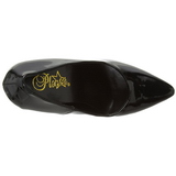 Negro Charol 13 cm SEDUCE-420 zapatos de salón puntiagudos