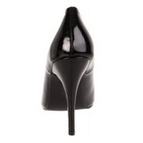 Negro Charol 13 cm SEDUCE-420V zapatos de salón puntiagudos