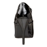 Negro Charol 13 cm SEDUCE-460 Zapatos de Salón para Hombres