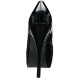 Negro Charol 14,5 cm Burlesque BORDELLO TEEZE-06 Plataforma Zapatos de Salón
