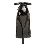 Negro Charol 15 cm DOMINA-431 Zapatos de Salón para Hombres