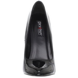 Negro Charol 16 cm DAGGER-01 Fetish Zapatos de Salón
