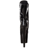 Negro Charol 18 cm XTREME-1020 botines con suela plataforma de mujer