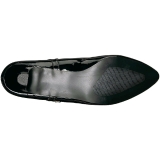 Negro Charol 5 cm FAB-425 zapatos de salón tallas grandes