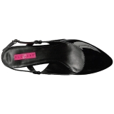 Negro Charol 7,5 cm DIVINE-418 zapatos de salón tallas grandes
