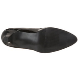 Negro Charol 8 cm DIVINE-440 Zapatos de Salón para Hombres