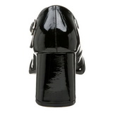 Negro Charol 8 cm GOGO-50 Zapatos de Salón