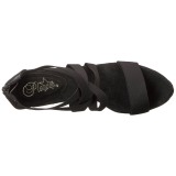 Negro Elastico 18 cm ADORE-769 Plataforma Zapatos de Tacón Alto