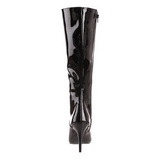 Negro Lacado 10,5 cm VANITY-2020 Botas de Cordones Mujer