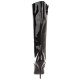 Negro Lacado 13 cm SEDUCE-2020 Botas de Cordones Mujer