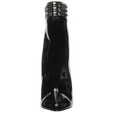 Negro Lacado 13 cm SEXY-1006 Botines tacón de aguja