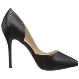 Negro Mate 13 cm AMUSE-22 Zapato Salón Clasico para Mujer