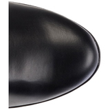 Negro Mate 13 cm ELECTRA-3000Z over knee botas altas con tacón