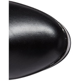 Negro Mate 13 cm ELECTRA-3028 over knee botas altas con tacón