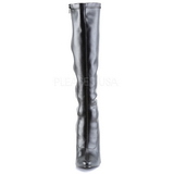 Negro Mate 15 cm DOMINA-2000 Botas de mujer para Hombres