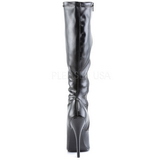 Negro Mate 15 cm DOMINA-2000 Botas de mujer para Hombres