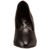Negro Mate 8 cm DIVINE-420W zapatos de salón tacón bajo