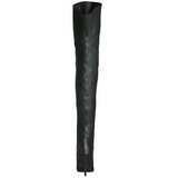 Negro Piel 10,5 cm LEGEND-8868 Largas Botas Altas para Hombres