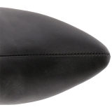 Negro Polipiel 10 cm DREAM-2030 botas tallas grandes