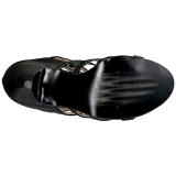 Negro Polipiel 10 cm DREAM-438 botines tallas grandes