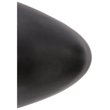 Negro Polipiel 12,5 cm EVE-106 botines tallas grandes