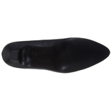 Negro Polipiel 5 cm FAB-420W Zapatos de Salón para Hombres