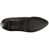 Negro Polipiel 7,5 cm DIVINE-1020 botines tallas grandes